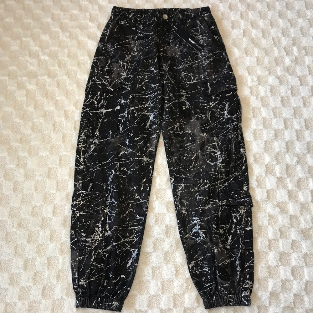 Fashion Nova NWOT Jogger Pants Marble Print Style